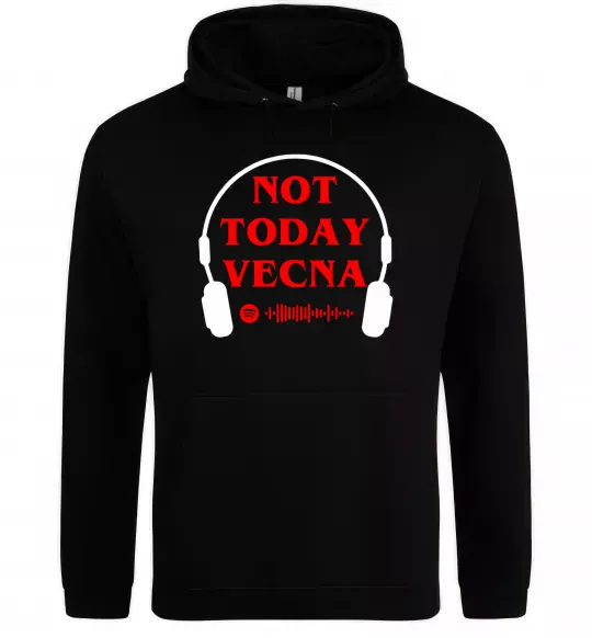 Чоловіча толстовка (худі) Stranger Things Vecna Чорний фото