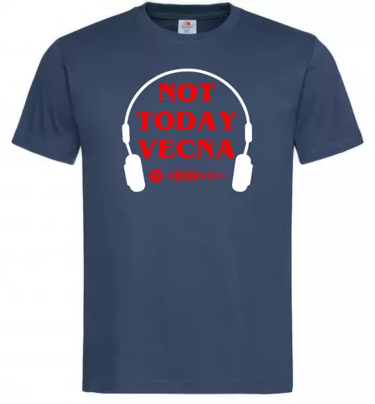 Чоловіча футболка Stranger Things Vecna Темно-синій фото