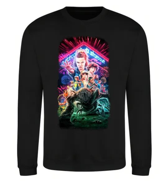 Свитшот Stranger Things Starcourt Mall Черный фото