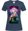 Жіноча футболка Stranger Things Starcourt Mall Темно-синій фото