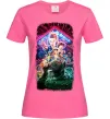 Жіноча футболка Stranger Things Starcourt Mall Яскраво-рожевий фото