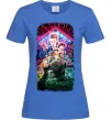 Жіноча футболка Stranger Things Starcourt Mall Яскраво-синій фото
