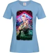 Жіноча футболка Stranger Things Starcourt Mall Блакитний фото