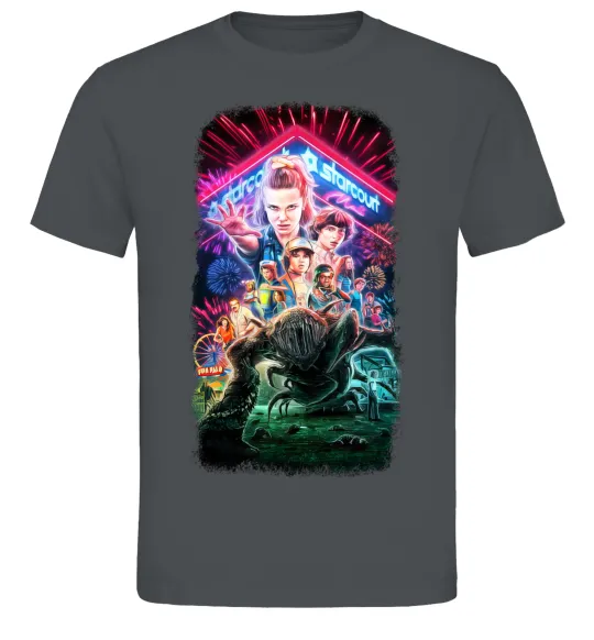 Мужская футболка Stranger Things Starcourt Mall Графит фото