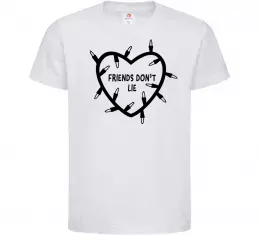 Детская футболка Stranger things ABCD Черный фото