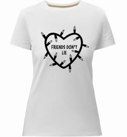 Жіноча преміум футболка Friends dont lie