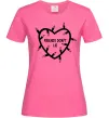 Женская футболка Friends dont lie Ярко-розовый фото