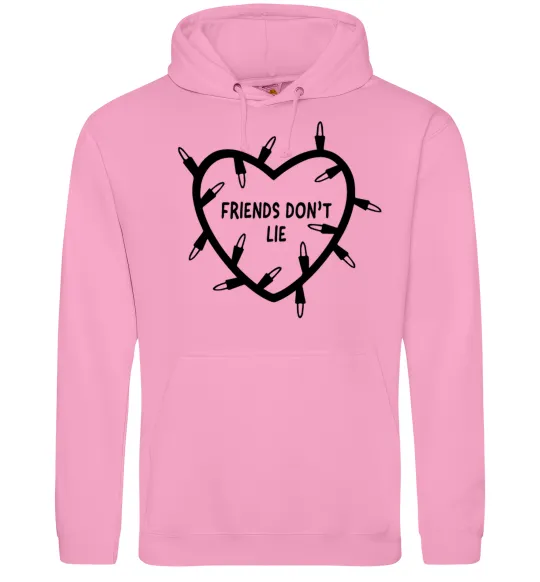 Жіноча толстовка (худі) Friends dont lie Рожевий фото