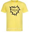 Чоловіча футболка Friends dont lie Лимонний фото