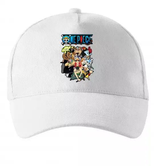 Кепка One piece anime Белый фото