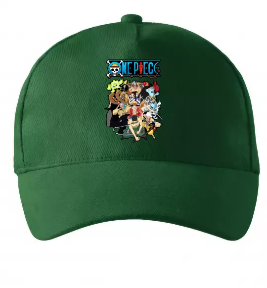 Кепка One piece anime Темно-зеленый фото