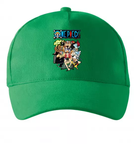 Кепка One piece anime Зеленый фото