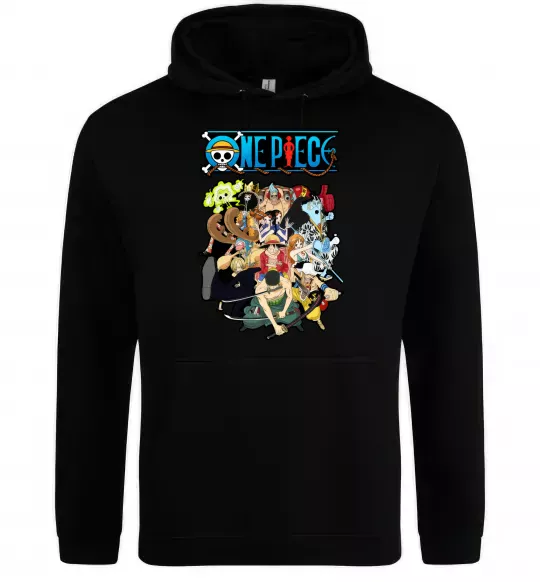 Жіноча толстовка (худі) One piece anime Чорний фото