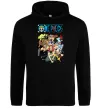 Жіноча толстовка (худі) One piece anime Чорний Жіноча толстовка (худі) One piece anime Чорний фото