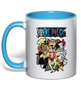 Чашка с цветной ручкой One piece anime Чашка с цветной ручкой One piece anime