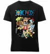 Мужская премиум футболка One piece anime Черный фото