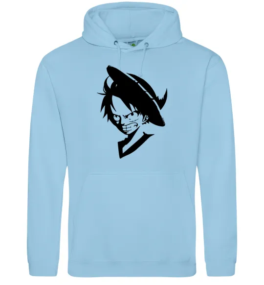 Чоловіча толстовка (худі) One piece monki Блакитний фото