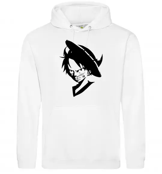 Женская толстовка (худи) One piece monki Белый фото
