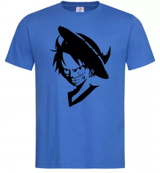 Чоловіча футболка One piece monki Яскраво-синій фото