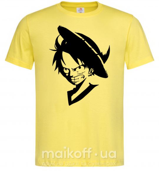 Мужская футболка One piece monki Лимонный фото