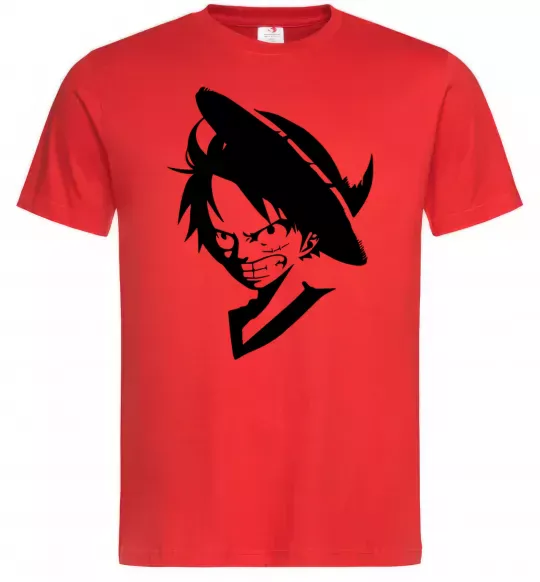 Чоловіча футболка One piece monki Червоний фото