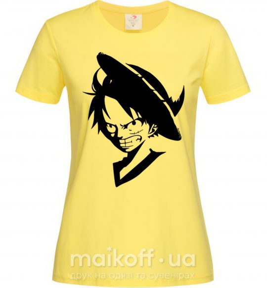 Жіноча футболка One piece monki Лимонний фото