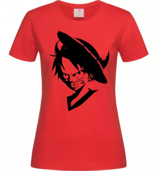 Женская футболка One piece monki Красный фото
