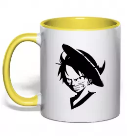 Чашка с цветной ручкой