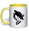 Чашка с цветной ручкой One piece monki Солнечно желтый Чашка с цветной ручкой One piece monki Солнечно желтый фото