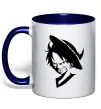 Чашка с цветной ручкой One piece monki Глубокий темно-синий Чашка с цветной ручкой One piece monki Глубокий темно-синий фото