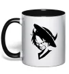 Чашка с цветной ручкой One piece monki Черный Чашка с цветной ручкой One piece monki Черный фото