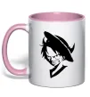 Чашка с цветной ручкой One piece monki Нежно розовый Чашка с цветной ручкой One piece monki Нежно розовый фото