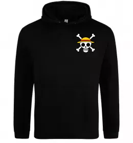 Женская толстовка (худи) Monkey D. Luffy Черный фото Женская толстовка (худи) Monkey D. Luffy Черный фото