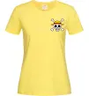 Жіноча футболка One piece череп Лимонний Жіноча футболка One piece череп Лимонний фото