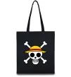 Эко-сумка One piece череп Черный Эко-сумка One piece череп Черный фото