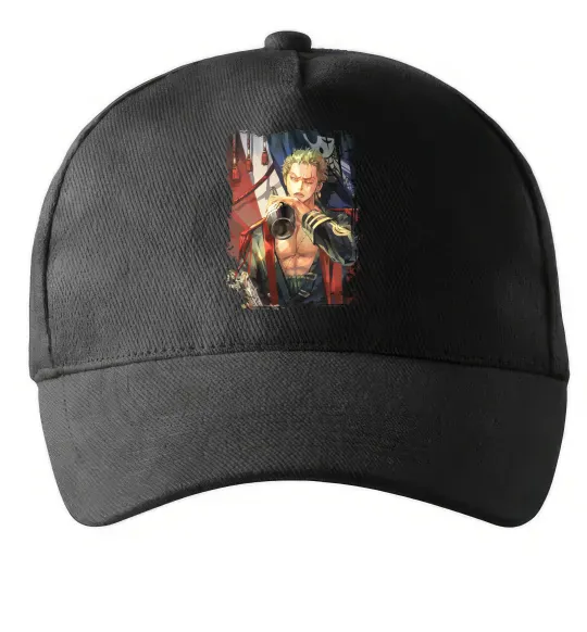 Кепка One piece потертий Чорний фото