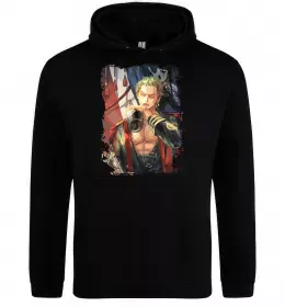 Женская толстовка (худи) Monkey D. Luffy Черный фото Женская толстовка (худи) Monkey D. Luffy Черный фото