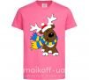 Детская футболка Striped deer український Ярко-розовый фото