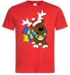 Мужская футболка Striped deer український Красный Мужская футболка Striped deer український Красный фото