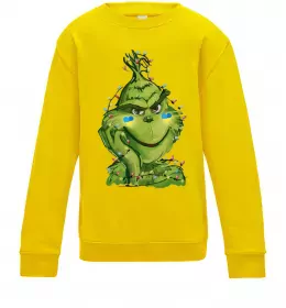 Детский Свитшот Санта танцює Лаймовый фото