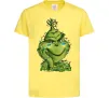 Детская футболка Грінч у гірлянді український Лимонный фото