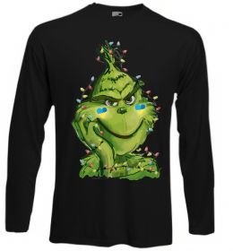 Лонгслів Грінч у гірлянді український Лонгслів Грінч у гірлянді український