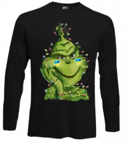 Лонгслив FUN SANTA Черный фото Лонгслив FUN SANTA Черный фото