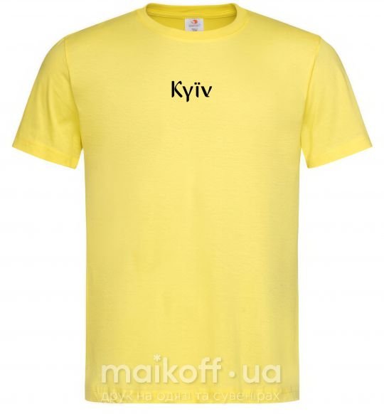 Мужская футболка Kyїv Лимонный фото