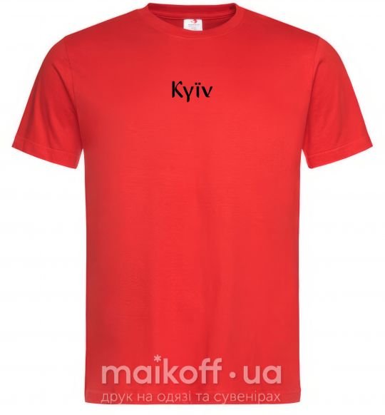 Мужская футболка Kyїv Красный фото