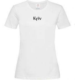 Женская футболка Kyїv ВИШИВКА