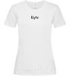 Женская футболка Kyїv ВИШИВКА Белый фото