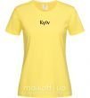 Женская футболка Kyїv Лимонный фото