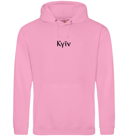 Жіноча толстовка (худі) Kyїv ВИШИВКА Рожевий фото
