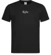 Мужская футболка Kyїv ВИШИВКА Черный фото